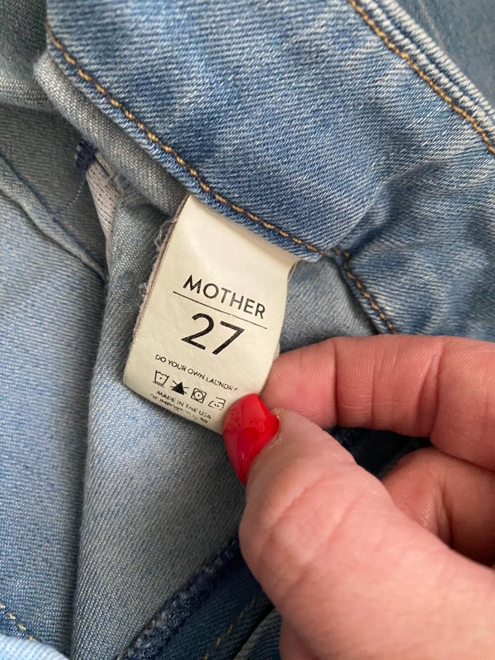 MOTHER | The Drama Wide Leg Trouser in Forever Blue - Picture 10 of 12